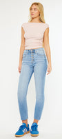 Priscilla High Rise Slim Straight Leg Jeans - Official Kancan USA