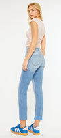 Priscilla High Rise Slim Straight Leg Jeans - Official Kancan USA