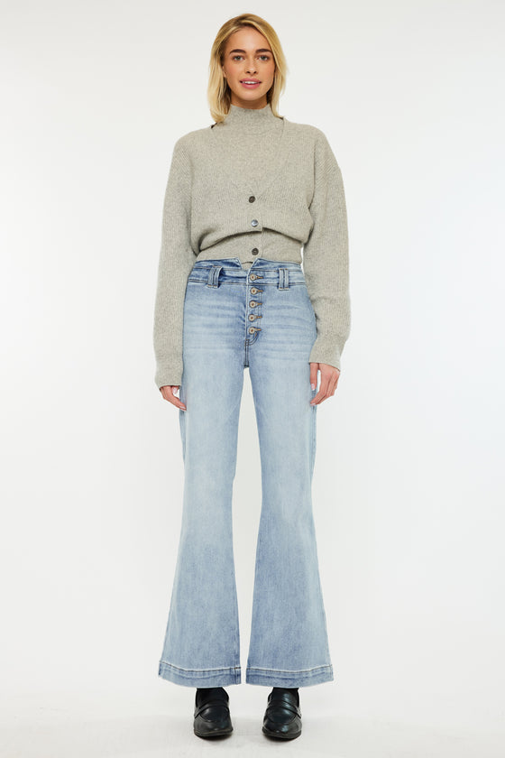 Meredith High Rise Slim Flare - Official Kancan USA