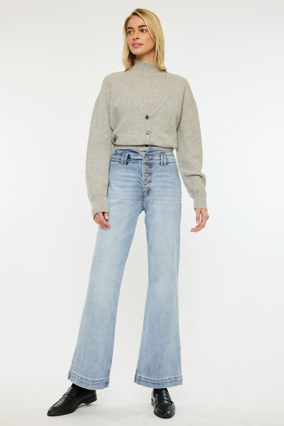 Meredith High Rise Slim Flare - Official Kancan USA