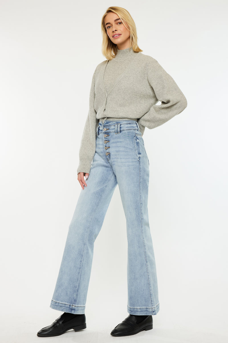 Meredith High Rise Slim Flare - Official Kancan USA