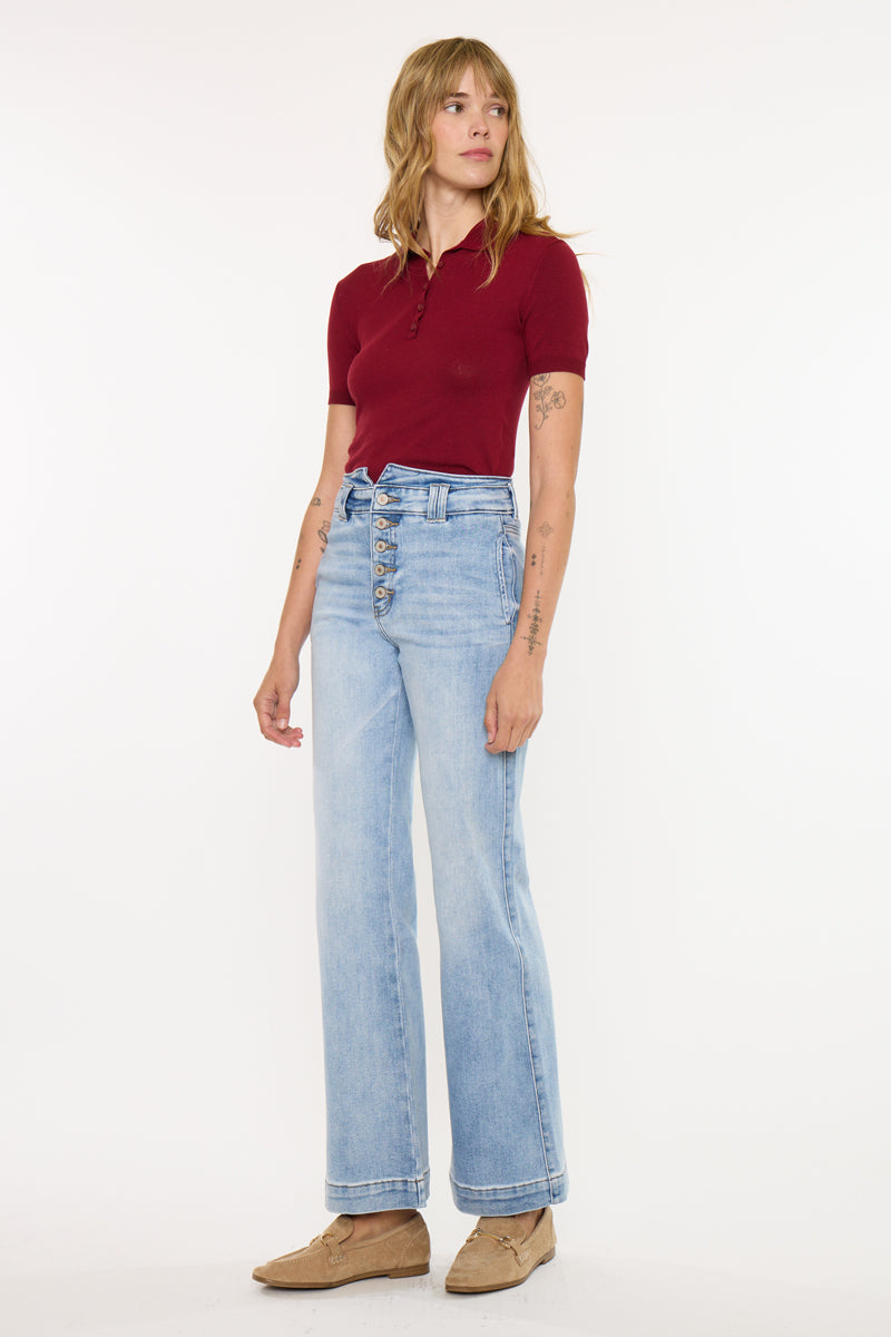 Meredith High Rise Slim Flare - Official Kancan USA