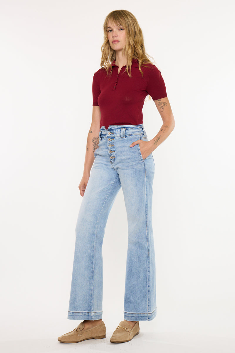 Meredith High Rise Slim Flare - Official Kancan USA