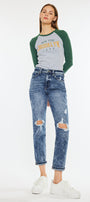 Kenzie Ultra High Rise Mom Jeans - Official Kancan USA