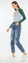 Kenzie Ultra High Rise Mom Jeans - Official Kancan USA