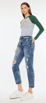 Kenzie Ultra High Rise Mom Jeans - Official Kancan USA