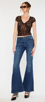Arizona High Rise Super Flare Jeans - Official Kancan USA