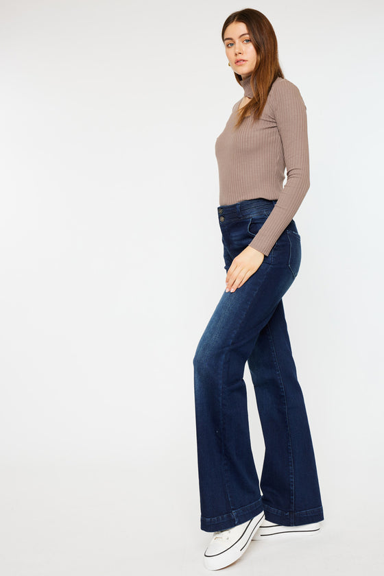 Carlyle High Rise Flare Jeans - Official Kancan USA