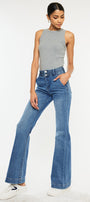 Carlyle High Rise Flare Jeans - Official Kancan USA