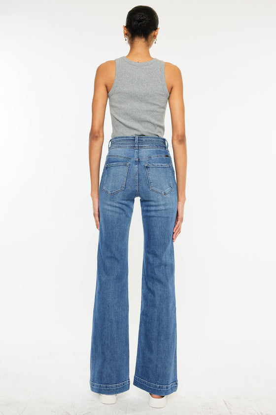 Carlyle High Rise Flare Jeans - Official Kancan USA