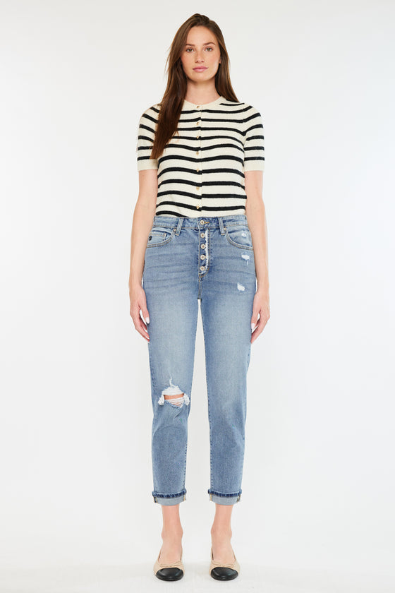 Stormi High Rise Mom Jeans