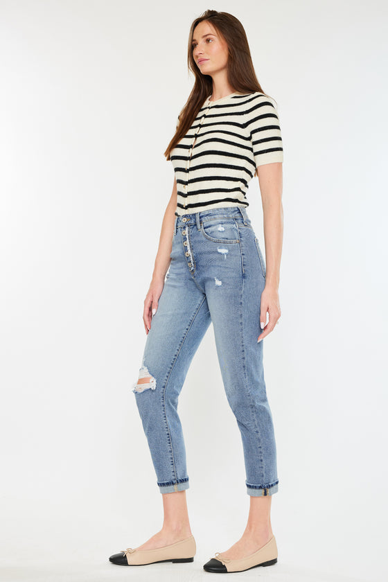 Stormi High Rise Mom Jeans