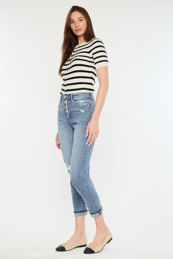 Stormi High Rise Mom Jeans