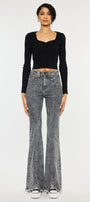 Lucine High Rise Flare Jeans - Official Kancan USA