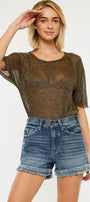 Sasha High Rise Shorts - Official Kancan USA
