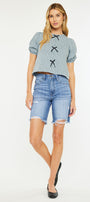 Julita High Rise Bermuda Shorts - Official Kancan USA