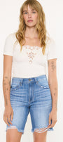 Julita High Rise Bermuda Shorts - Official Kancan USA