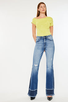 Kacey High Rise Flare Jeans - Official Kancan USA