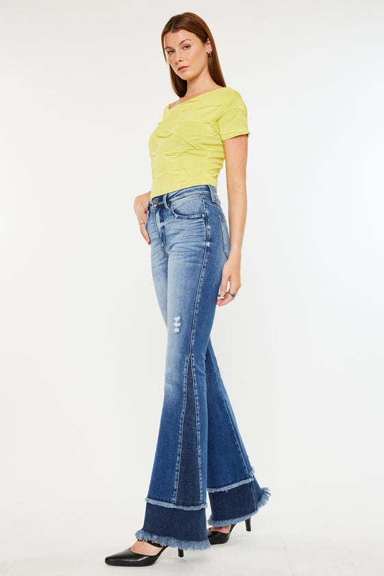 Kacey High Rise Flare Jeans - Official Kancan USA
