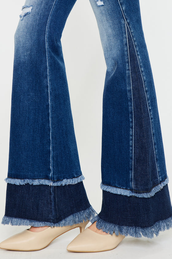 Kacey High Rise Flare Jeans - Official Kancan USA