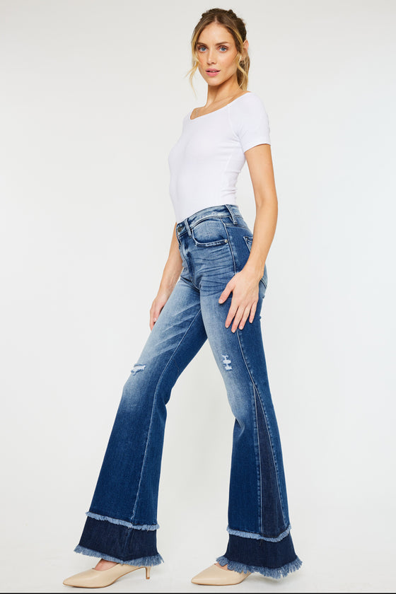 Kacey High Rise Flare Jeans - Official Kancan USA