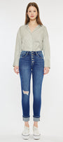 Sparrow High Rise Cigarette Leg Jeans - Official Kancan USA