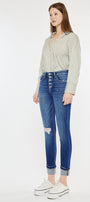 Sparrow High Rise Cigarette Leg Jeans - Official Kancan USA