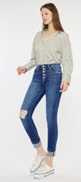 Sparrow High Rise Cigarette Leg Jeans - Official Kancan USA