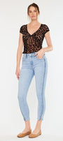 Layla High Rise Ankle Skinny Jeans - Official Kancan USA