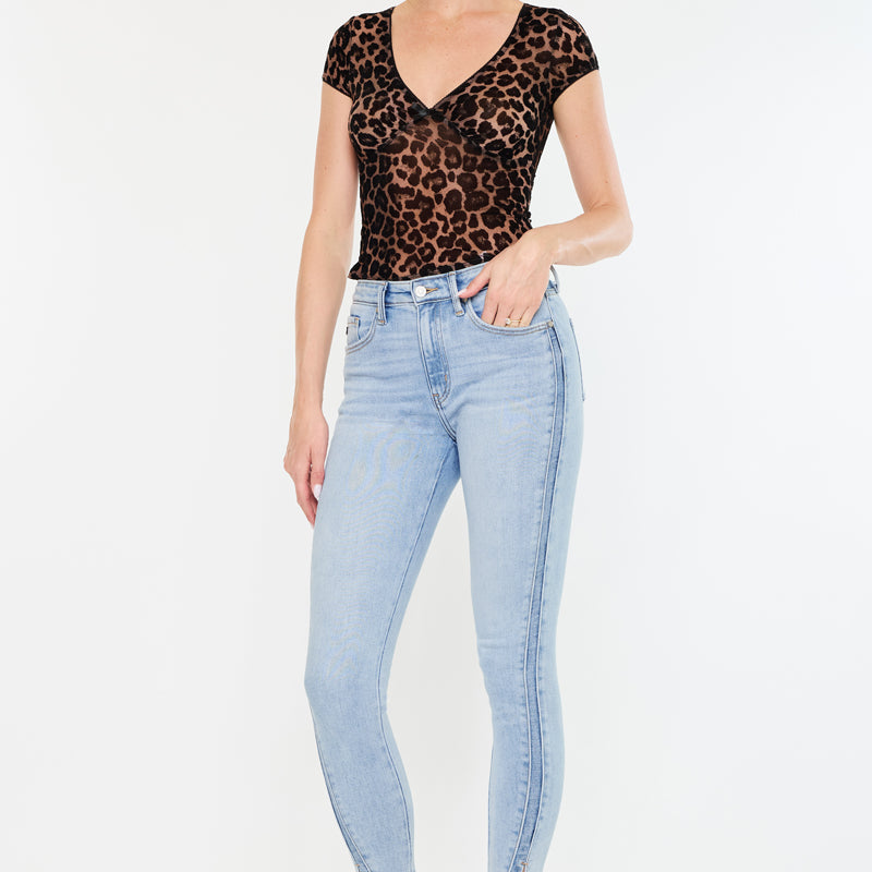 Layla High Rise Ankle Skinny Jeans - Official Kancan USA