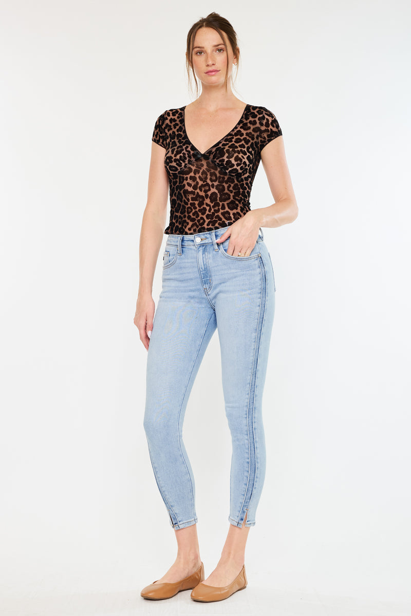 Layla High Rise Ankle Skinny Jeans - Official Kancan USA
