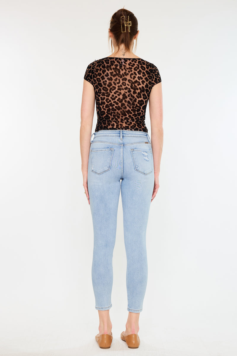Layla High Rise Ankle Skinny Jeans - Official Kancan USA