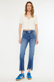  Walnut High Rise Slim Straight Leg Jeans - Official Kancan USA