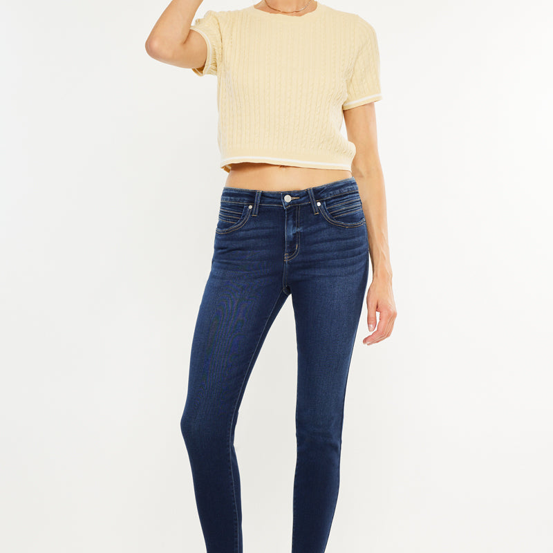 Cypress Mid Rise Ankle Skinny Jeans - Official Kancan USA