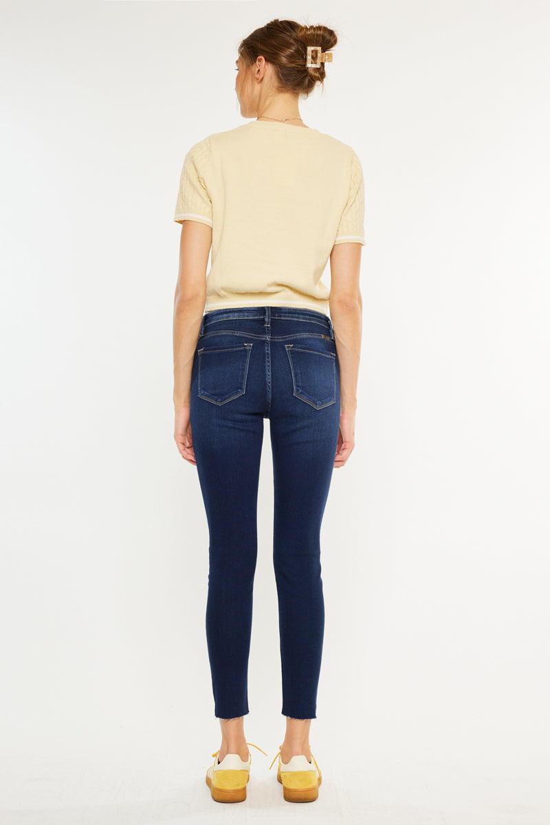 Cypress Mid Rise Ankle Skinny Jeans - Official Kancan USA