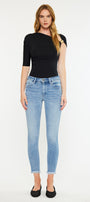 Silvanna Mid Rise Ankle Skinny Jeans - Official Kancan USA