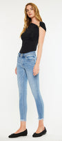 Silvanna Mid Rise Ankle Skinny Jeans - Official Kancan USA