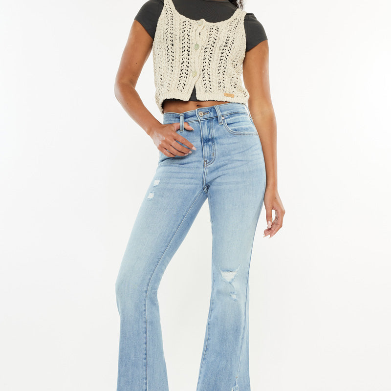 Marlene High Rise Bootcut Jeans - Official Kancan USA