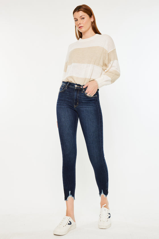 Aspen High Rise Ankle Skinny Jeans - Official Kancan USA