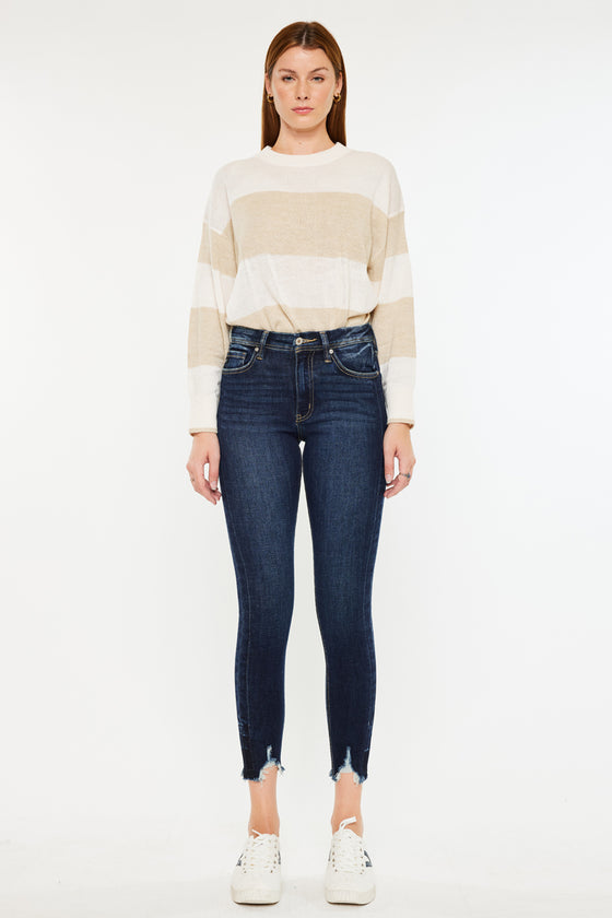 Aspen High Rise Ankle Skinny Jeans - Official Kancan USA