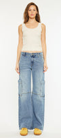 Priority Low Rise X-Cargo Leg Jeans - Official Kancan USA
