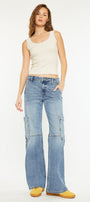 Priority Low Rise X-Cargo Leg Jeans - Official Kancan USA