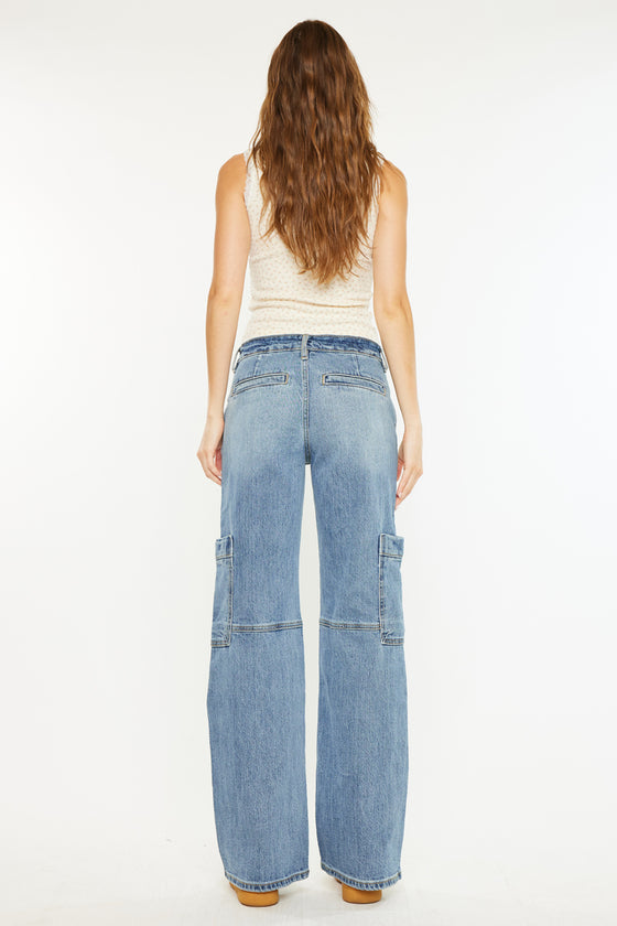 Priority Low Rise X-Cargo Leg Jeans - Official Kancan USA
