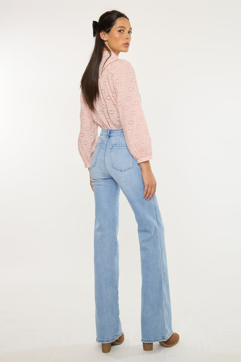 Jeanette Ultra High Rise Flare Jeans