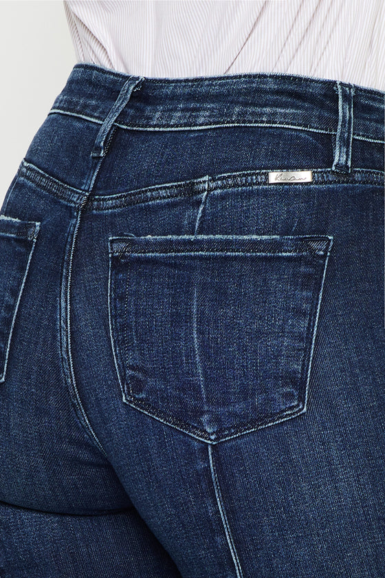 Graciela High Rise Peplum Flare Jeans - Official Kancan USA