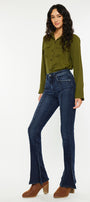 Graciela High Rise Peplum Flare Jeans - Official Kancan USA