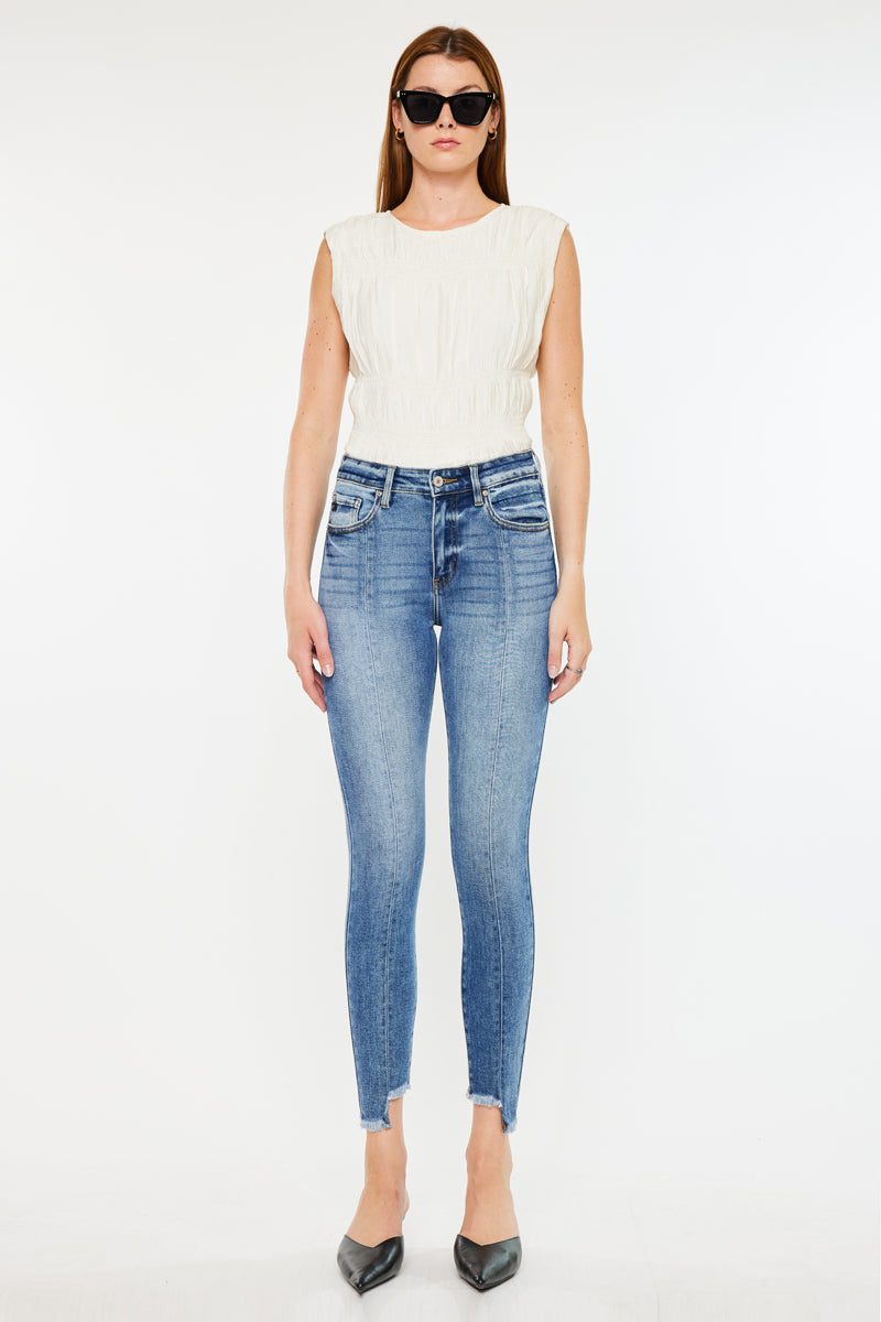 Lucy High Rise Ankle Skinny Jeans - Official Kancan USA