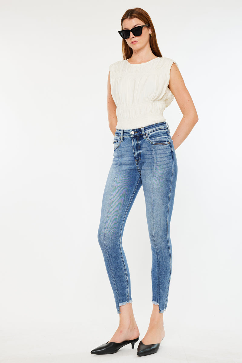 Lucy High Rise Ankle Skinny – Kancan USA