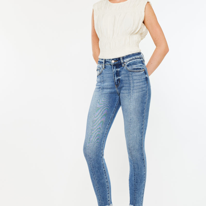 Lucy High Rise Ankle Skinny Jeans - Official Kancan USA