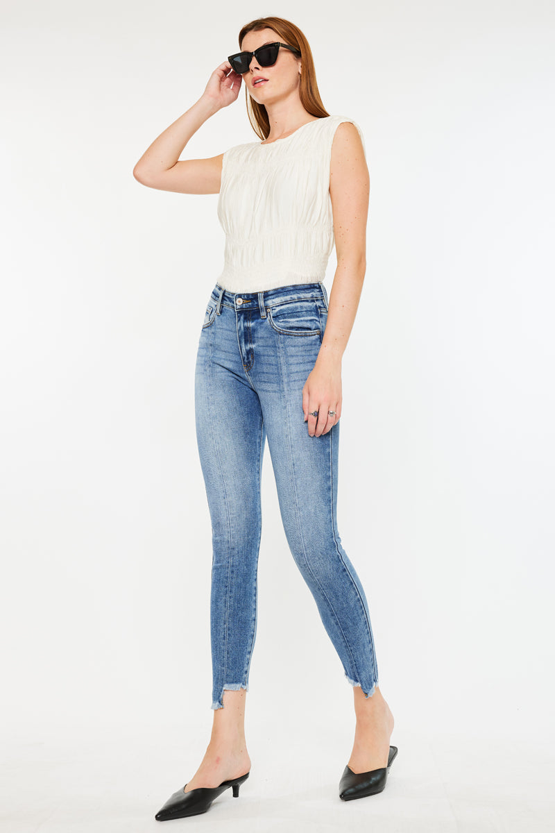 Lucy High Rise Ankle Skinny Jeans - Official Kancan USA